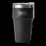 Rambler 20 Oz Stackable Cup Magslider Lid Black