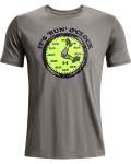 Men's Ua Keep Run Weird Graphic Short Sleeve - Concrete LG