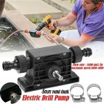New Miniature Oil Well Pump Electric Drill Driven Large Flow Oil Well Pump Portable Water Pump With Two Connectors