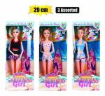 Fashion Doll With Beach Acc 29CM