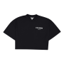 Amara Black Cropped Boxy T-Shirt - Black / XL