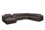 Oakland 5 Piece Corner Fabric Lounge Suite