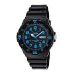 Casio Black And Blue Youth Resin Unisex Watch MRW-200H-2BVDF