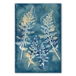 Botany Blue 1 Art Print - 100CM X 150CM No Frame Print Only