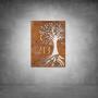 House Number D01 - 300 X 500 / Rust Coat / No