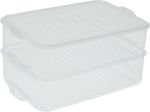 2-LAYER Storage Box 230 155 125MM - 1600ML Each