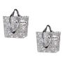 Super Shopping Gift Tot Bag Set Of 2 - Animals