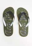 Mens Slops - Khaki & Black