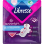 Libresse Super Heavy Flow Ultra Large+ Sanitary Pads With Wings 8 Pack