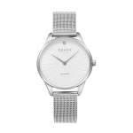 Smykke Steel - White Dial Stainless Steel Ladies Watch V297LXCIMC