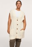 Plus Waistcoat Elinor - Light Beige