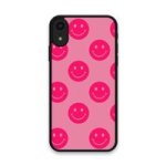 Custom Printed Tpu Cases - Apple Iphone Xr & 39 Hot Pink Smiley& 39 By