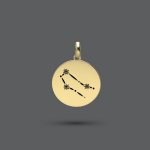Zodiac Gold Star Constellation Pendant