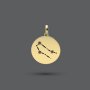 Zodiac Gold Star Constellation Pendant