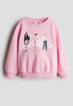 Printed Sweatshirt - Light Pink Barbie