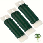 GREE N Floral Wire Christmas Wire Wreath Wire 34.75 Meter 22 Gauge Flexible Paddle Wire Florist Wire N Wire For Crafts Christmas