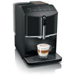 Siemens Fully Automatic Coffee Machine EQ300 Piano Black Removable Water Tank