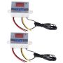 220V LED Temperature Controller 10A Thermostat Control Switch Probe