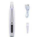 Maeelou Rechargeable Pet Paw Trimmer With LED Light For Small Dogs - Precision Grooming Tool For Feet Ears And Face Hair White