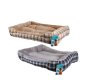 Faux Fur Pet Bed Rectangle 90CM X 70CM X 18CM Extra Large Asstd Pack Of 3