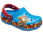 Kids' Crocband Fun Lab Woody Lights Clog - Ocean J3