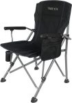 Kite Heavy Duty Camping Chair 200KG Capacity Oversized Folding Chair With Cooler Bag Cup Holder Storage Pouch & Carry Bag Padded