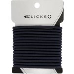 Clicks Essentials Regular Elastics Navy 15 Pack