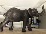 Wooden African Hand Crafted Elephant