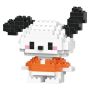 128 Piece - Puppy Character MINI Block Figure - White
