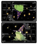 Playmat For Mtg With Zones 2 Pack Card Game Mat Non-slip Rubber Base And Stitched 24 X 14 Inch Tcg Play Mat For Mtg