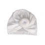 4AKID Baby Turban Hat - White