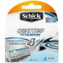 Schick Quattro Titanium Cartridges For Men 4 Cartridges