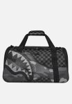 Split Up Camo Tear: Pet Carrier - Black & Grey