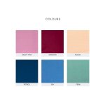 Polycotton Fitted Sheet- Double Assorted Colours - Sky