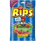 Rips Bite Size Pieces Strawberry Green Apple Peg Bag 113G