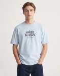 Calvin Klein 16S Diamond Graphic Light Blue T-Shirt - XXL Blue