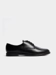 Jet Older Boys Black Leather School Shoes