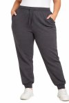 Lds Basic Trackpants Cuff Charc - 6XL Chcoal