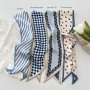 4/5PCS Silk-feel Hair Scarf Headband Set - Polyester Long Hair Tie Woven Ponytail Ribbon Chic Neck Scarf Elegant Bow Accessory For Women