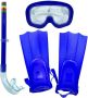 Flippers Snorkel Googles In Bag 40CM