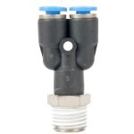 Aircraft - Pu Hose Fitting Y Joint 4MM-1 4 M - 3 Pack