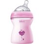 Chicco Natural Feeling Color Angled Feeding Bottle Pink 250ML
