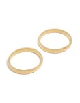 Goldair Gold Stretch Sleeve Garters 2-PACK