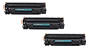 Hp CB435A /35A/35A/35/435/435A Compatible Black Toner Combo Deal X 3