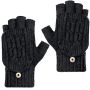 Fingerless Convertible Half Finger Mittens Gloves With Flip Top