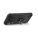 Tuff-Luv Rugged Case And Stand For The Samsung A04E - Black