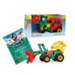 Toy Tractor And Shovel With Toy Figure + Kneipp Kids Bubble Bath 40ML