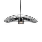 Glyde Pendant Light - Black Metal - 90CM