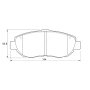 Kbc Brake Pads Front For Lexus - Spares Direct