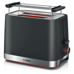 Bosch 2-SLICE Compact Toaster - Black TAT4M223